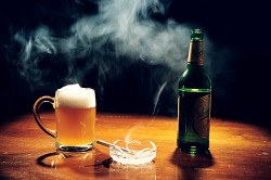 Курение и алкоголь - причины ларингита